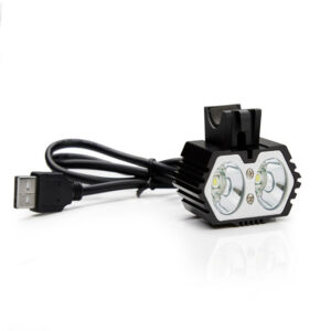 Wodoodporna Lampa rowerowa 6000LM 2 X CREE XM-L T6 LED USB