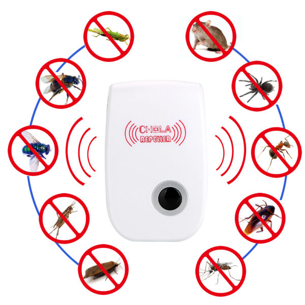 Ultradźwiękowy elektroniczny odstraszacz na myszy i różne owady