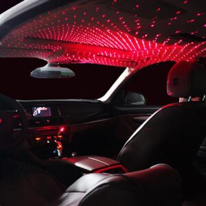 Nastrojowe oświetlenie wnętrza samochodu na usb