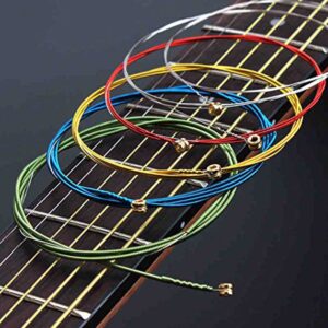 Zestaw strun do gitary klasycznej 6 szt kolorowe