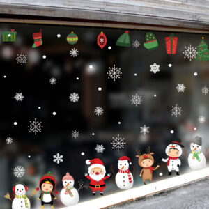 Naklejki świąteczne na okno
