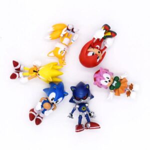 Figurki z bajki Sonic 6 szt