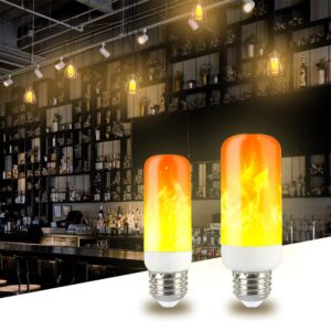 Żarówka LED imitująca żywy płomień e27/e14