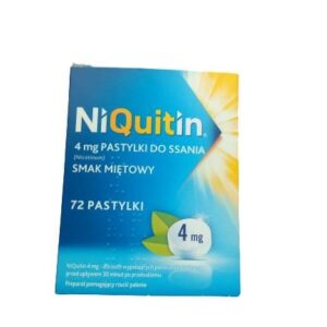 NiQuitin pastylki do ssania 4 mg smak miętowy